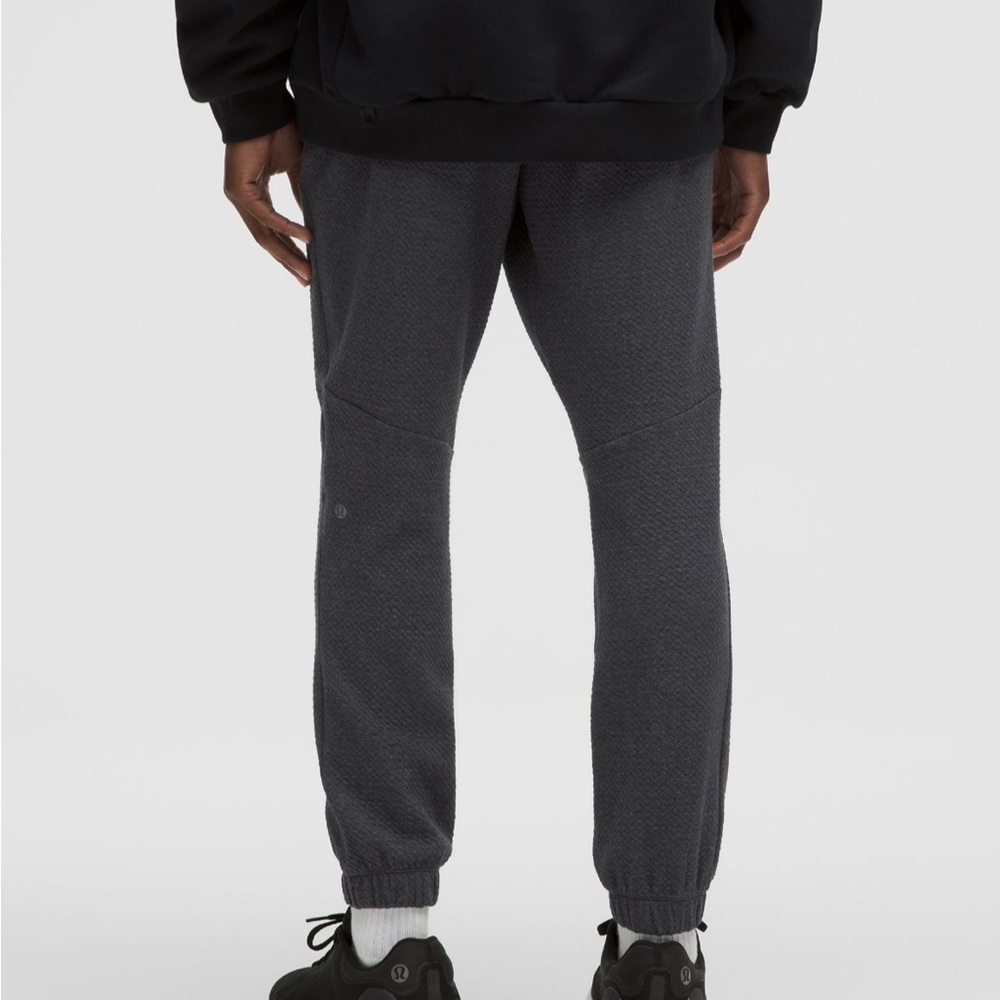 lululemon men’s textured double knit cotton joggers, NEVER WORN OR WASHED